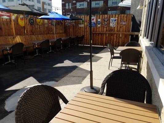 New patio area at LaCocos Pizza/Maddanthonys Bar and Grill