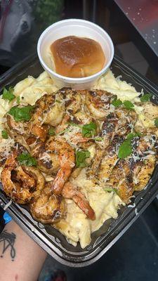 Chicken/Shrimp cajun Alfredo