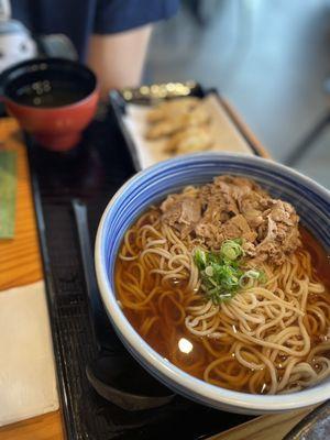 Beef & Burdock Hot Soba