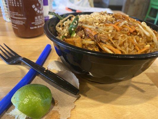 Pad Thai (portion big enough for a couple meals)