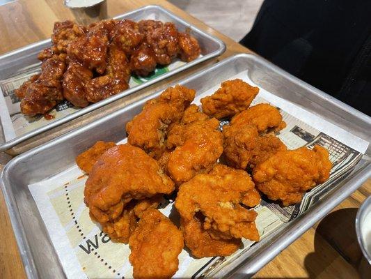 Boneless Buffalo chicken wings