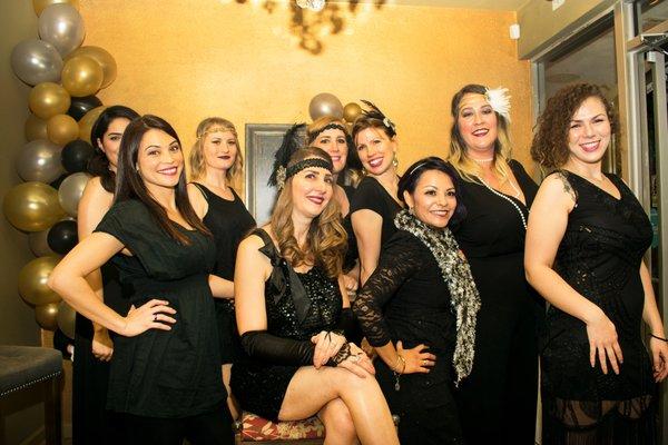 1920's fun at our 10th Anniversary Party!