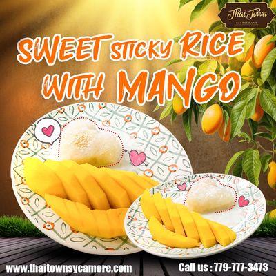 Sweet Sticky Rice with Mango