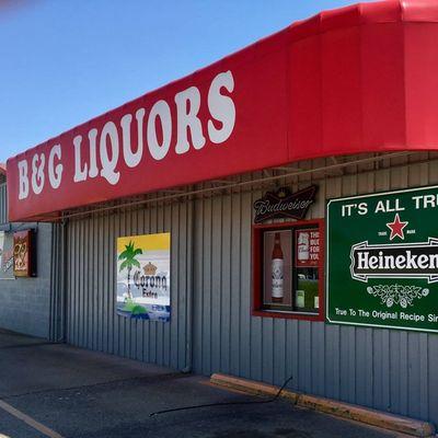 B&G liquors building