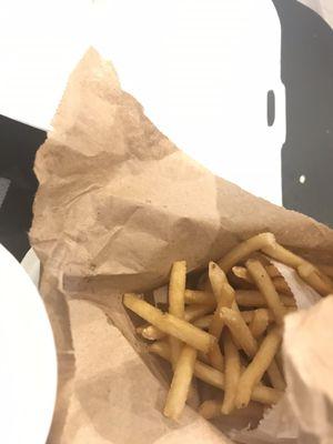 Side o fries in a bag