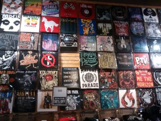 Lots of t-shirts. Bad Religion