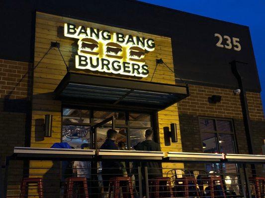 Bang Bang Burgers Entrance