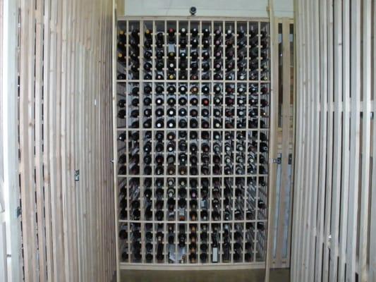 500 bottle racked locker