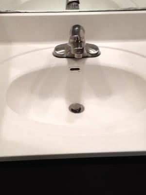 Cleaned sink