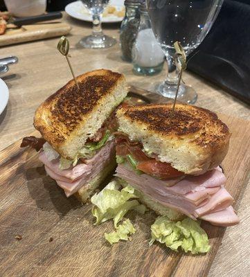 Turkey Guacamole Club Sandwich