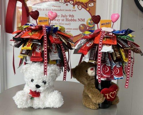 Valentine's Day candy bouquets