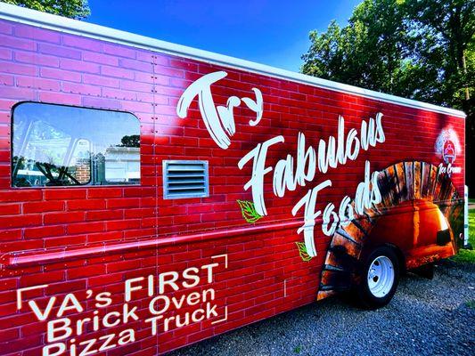 Say hello to Virginia's First Brick Oven Pizza Truck