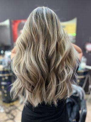 Blonde balayage by Kim