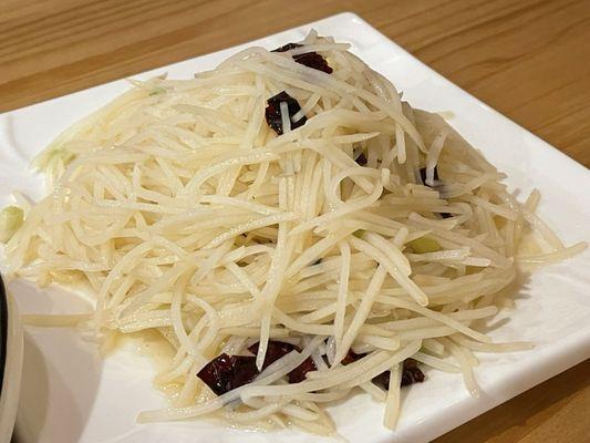 Hot & sour shredded potato