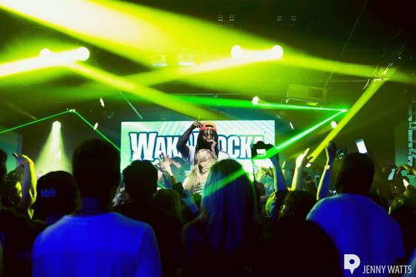 Waka Flocka Flame enchanting his fans at Elan Savannah.