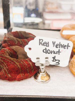 Red Velvet Cake Donut with Chocolate