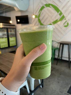 Green solution + smoothie