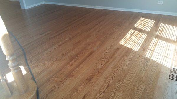 Hardwood floor install and finish