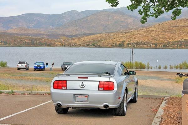 Plenty of overlook parking.