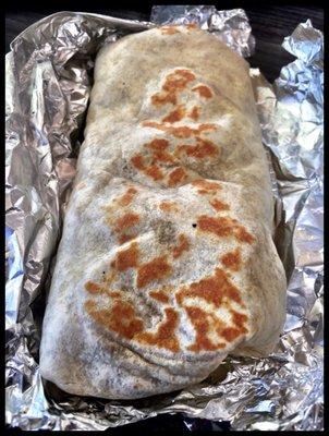 Grilled Chicken Burrito was deliciously huge...!!!