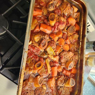 Chianti Braised Veal Osso Bucco