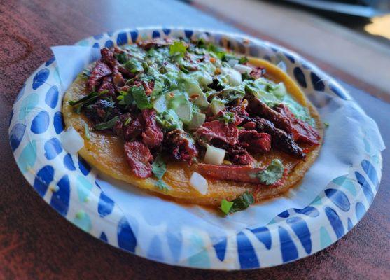 Adobada taco. So much flavor