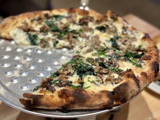 Mushroom pizza