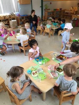 Adorable geniuses sitting in this classroom.