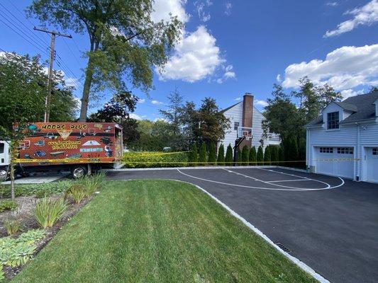 Nothing like having your own personal little driveway court