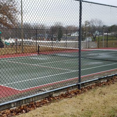 tennis courts