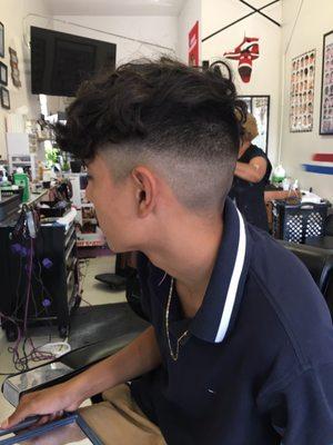 Mid fade done by Gabe