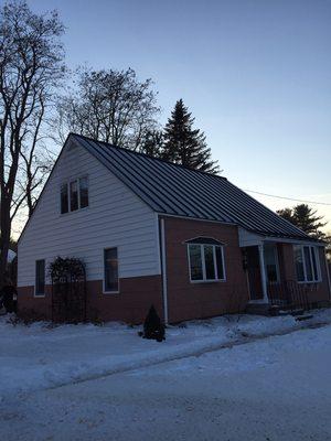 New standing seam roof