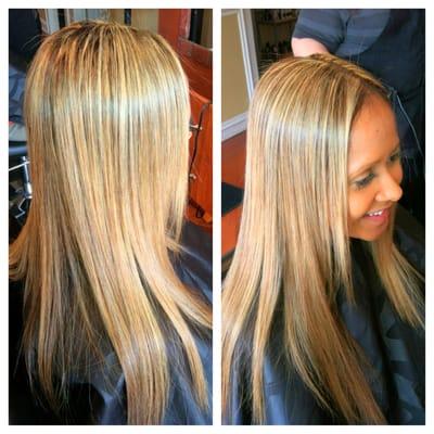 Highlights,color, and keratin treatment by Svetlana