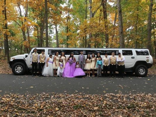 Quinceanera  celebration at Manassas Battlefield