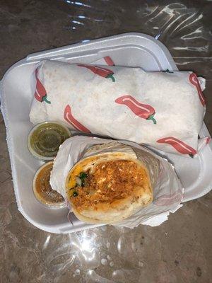 Breakfast Chorizo Burrito