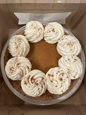 Pumpkin cream pie