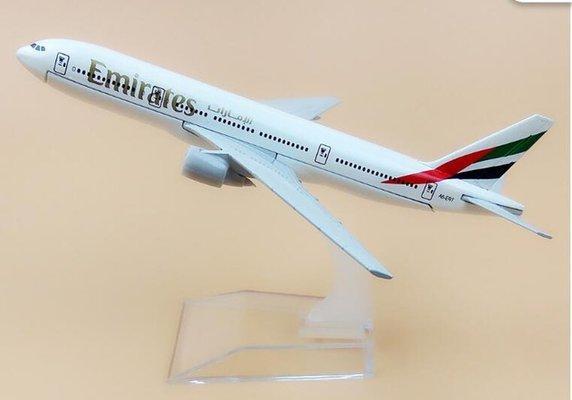 Emirates Boeing 777 Toy Model