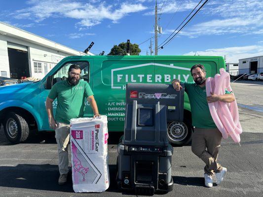 Attic Insulation Crew ready for the day