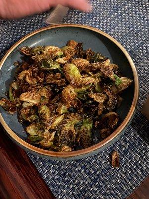 Kale and Brussel Sprouts Salad