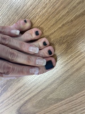 Gel mani and pedi