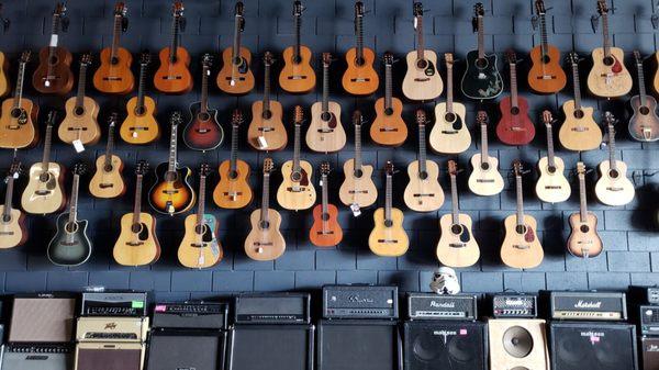 Acoustic guitar selection