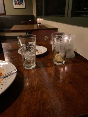 Empty glasses really piss me off