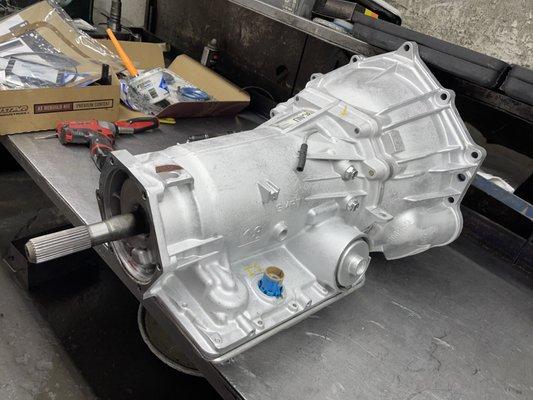 Our rebuilt 4L60E ready to go in!