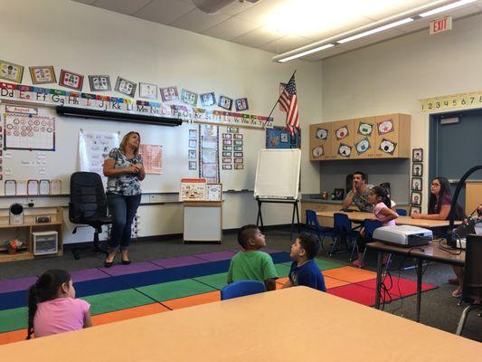 Kindergarten classroom