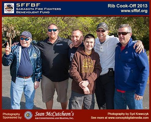 Sean's unwavering commitment to Sarasota's bravest led him to sponsor the redesign of their website and several of their fundraising events.