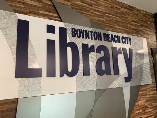 #library on second floor in city hall building