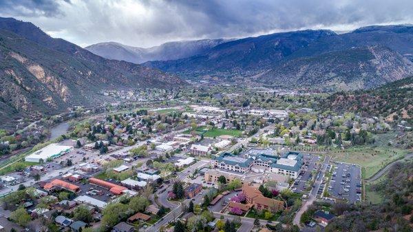 Aerial photo of Valley View Hospital