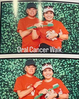 2024 Oral Cancer Walk at the Zoo. Your 6 month cleanings are very important we also check for cancer.