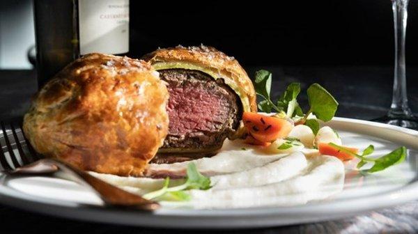 Beef Wellington at Ramsay's Kitchen Restaurant at Harrah's Las Vegas