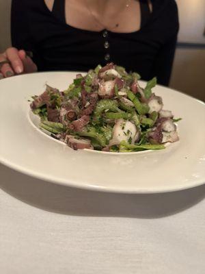 Octopus salad